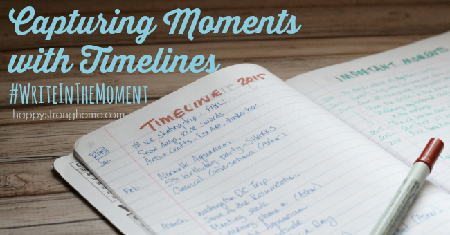 capturing moments using timelines writing workshop