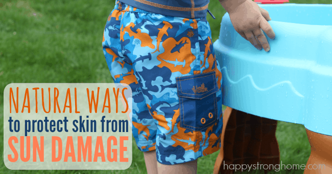 natural ways to protect from sun damage