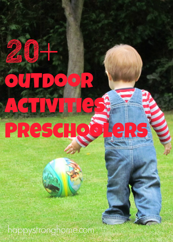outdoor activity ideas for preschoolers