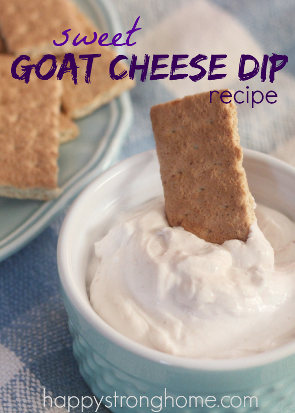 sweet goat cheese dip recipe