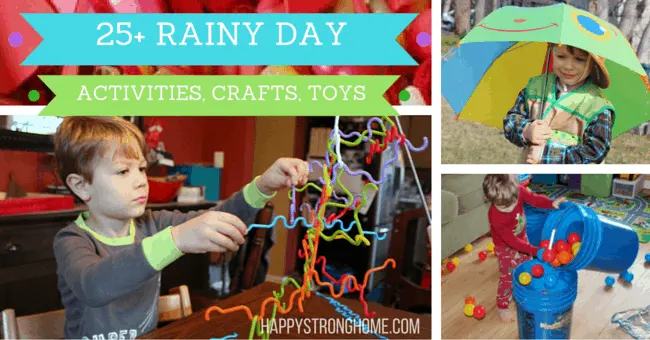 RAINY DAY ACTIVITIES CRAFTS TOYS