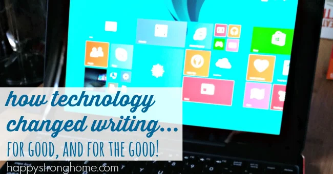 how technology changed writing