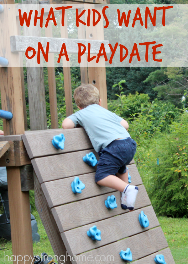what kids want on a playdate