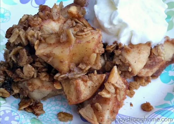 sea salt and caramel apple crisp recipe