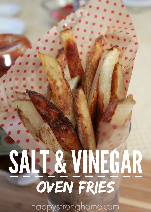 salt and vinegar oven fries