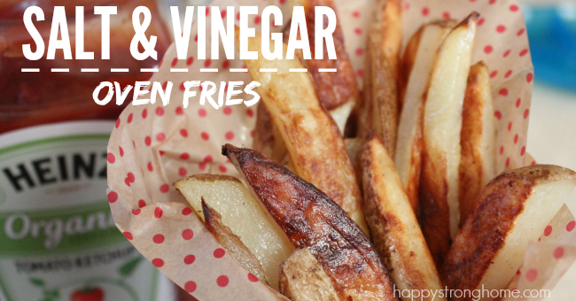salt and vinegar oven fries