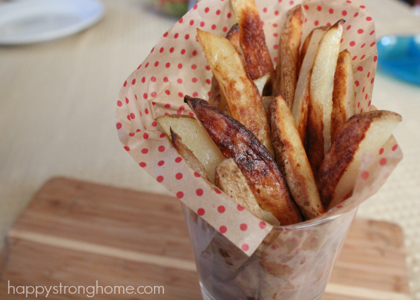 salt and vinegar oven fries