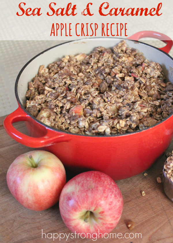 sea salt and caramel apple crisp recipe