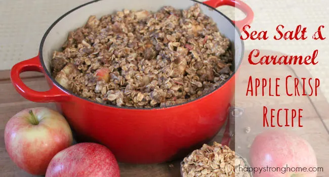 sea salt and caramel apple crisp recipe