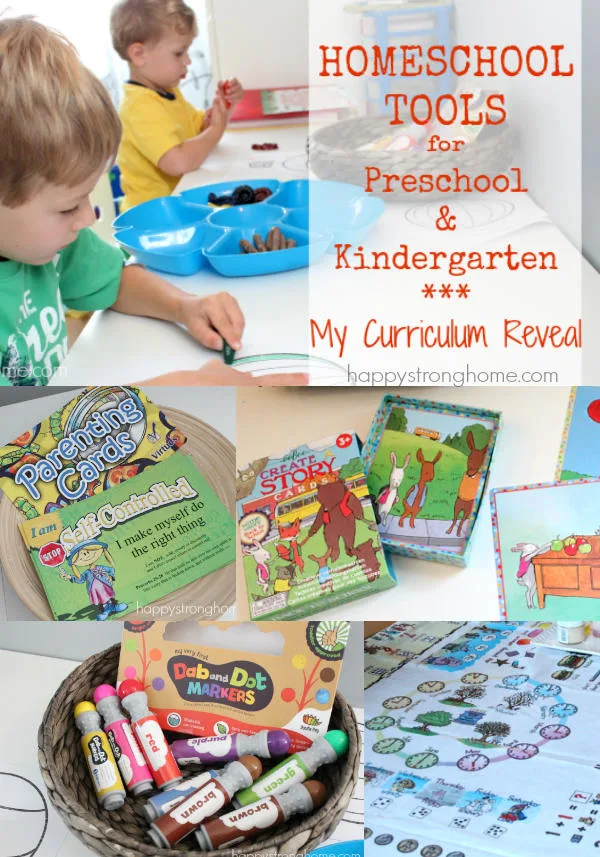 Homeschool Tools for Preschool