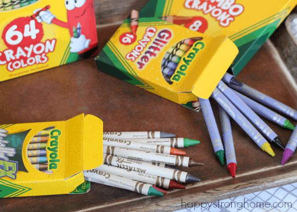 DIY Engraved Crayon Place Cards