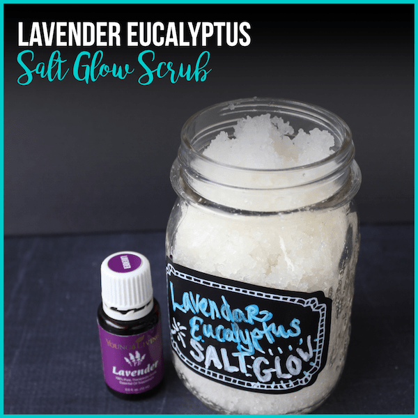 DIY Lavender Eucalyptus Salt Glow Scrub Recipe