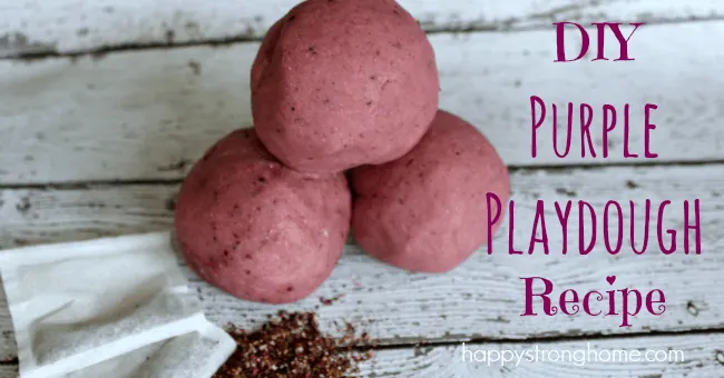 DIY Purple Playdough Recipe