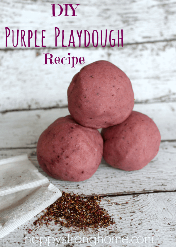 DIY Purple Playdough Recipe 