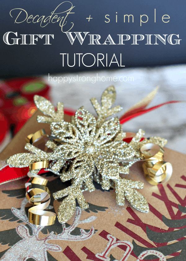 simple gift wrapping tutorial