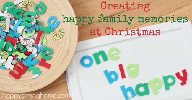 creating happy family memories