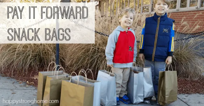 Pay it Forward snack bags