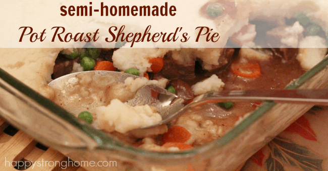 semi homemade pot roast shepherds pie recipe