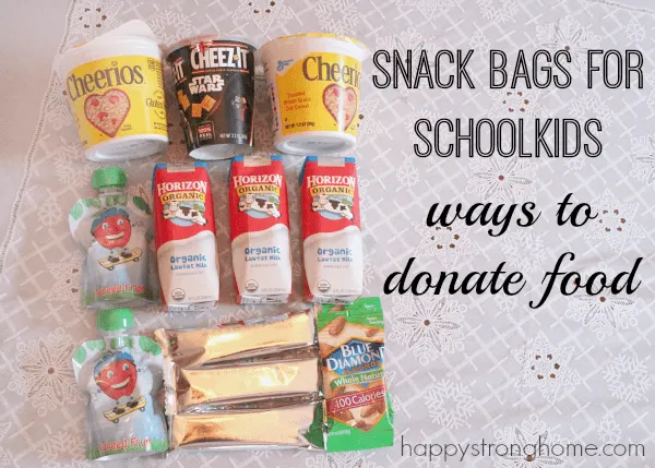 pay it forward snack bags