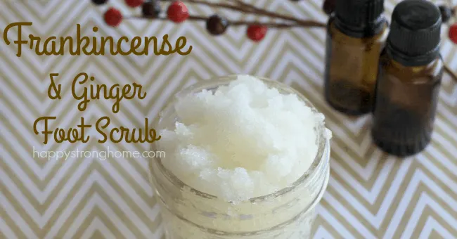 frankincense essential oil foot scrub recipe