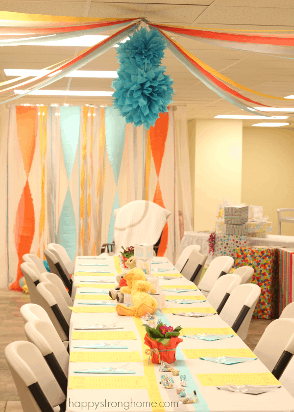 twins baby shower ideas