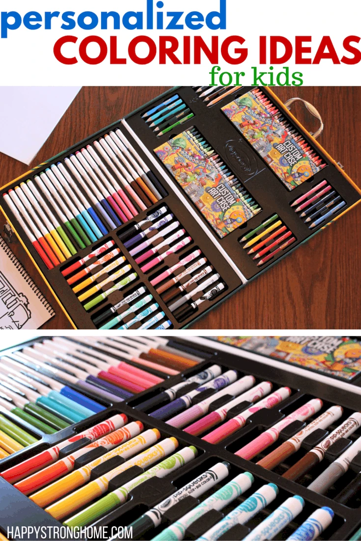 personalized coloring ideas for kids pin