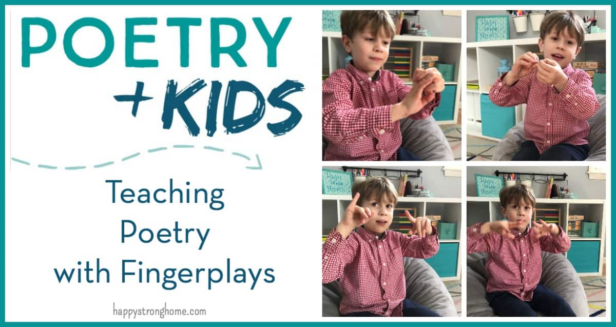 Teach Poetry Fingerplays