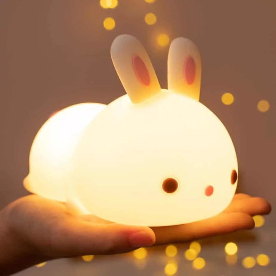 portable night light bunny