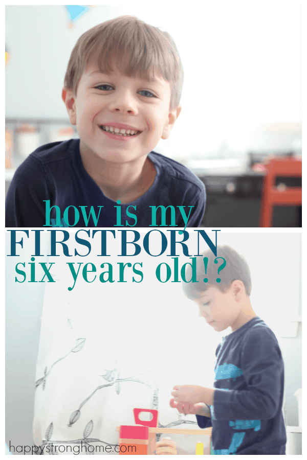 firstborn six years old