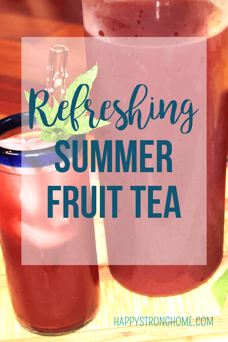 Summer fruit tea recipe