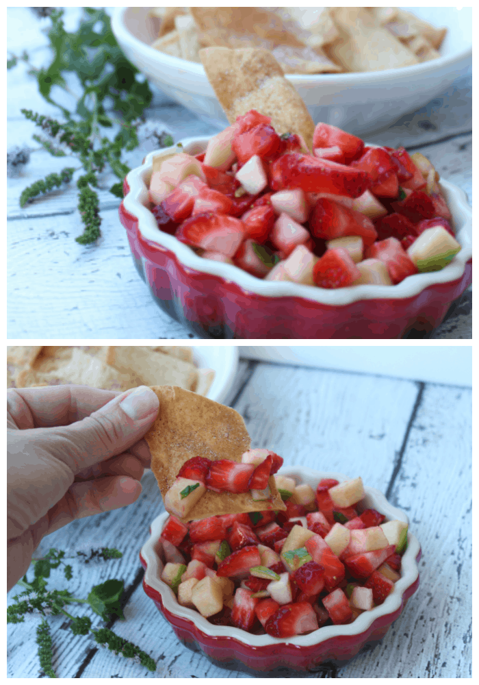 Strawberry Apple Salsa Dip Recipe