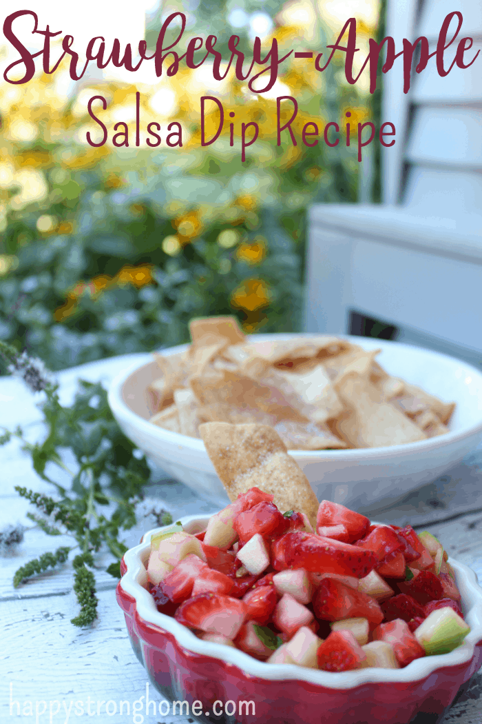 Strawberry Apple Salsa Dip Recipe