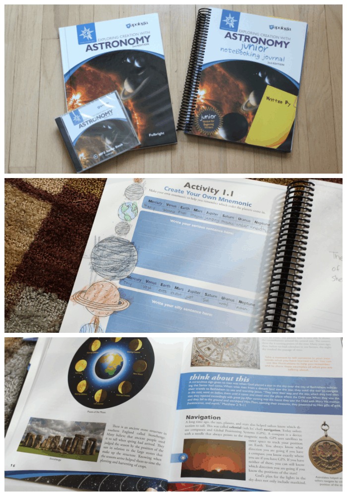 homeschool science with Apologia Astronomy
