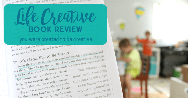 Moms, you were created to be creative! Life Creative Book Review