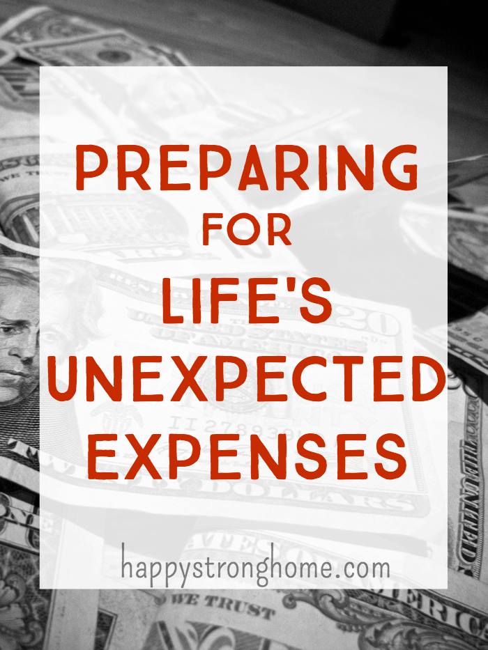 preparing for life's unexpected expenses