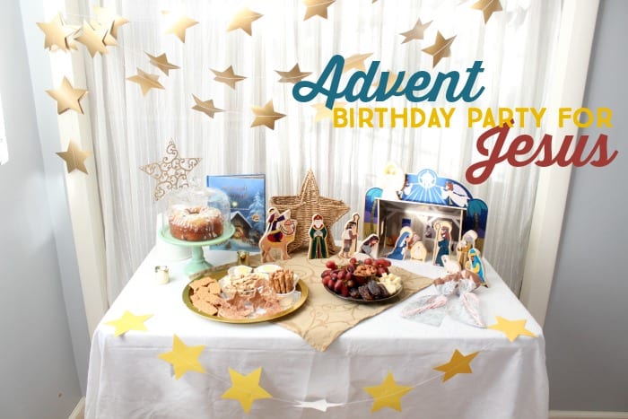 advent birthday party for Jesus