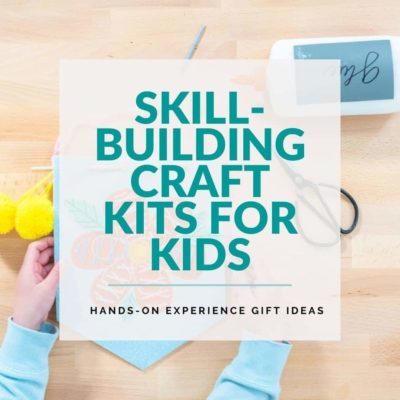 Skill-building craft kits for kids make great gifts!