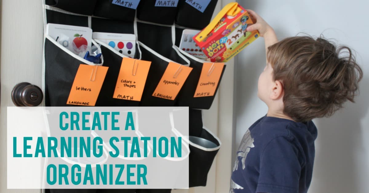 learning station organizer 