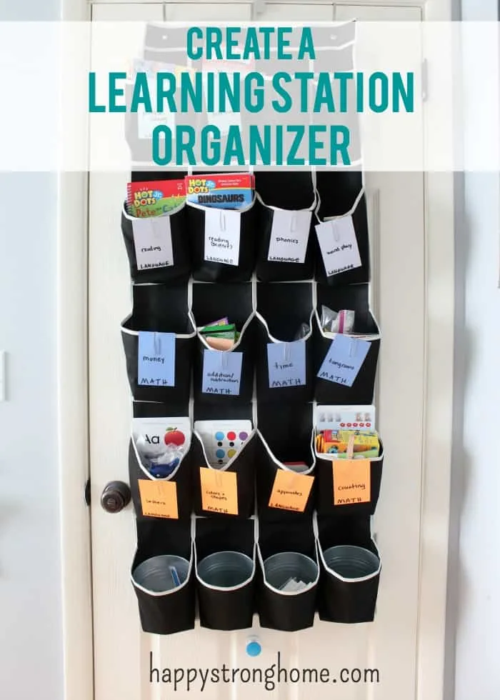 learning station organizer 