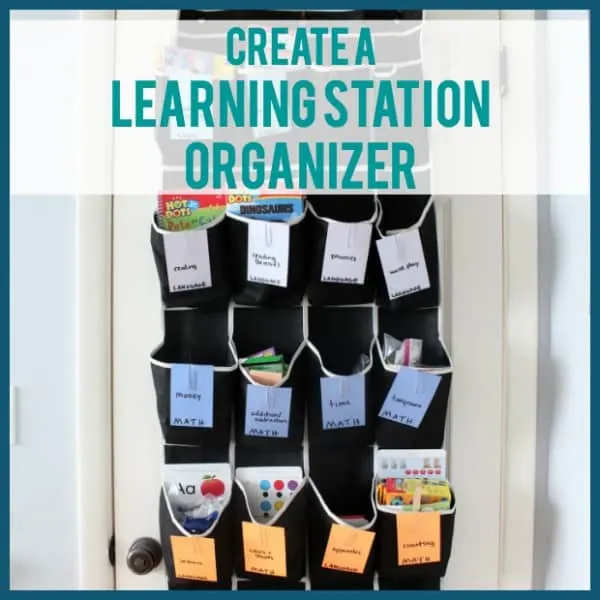 learning station organizer