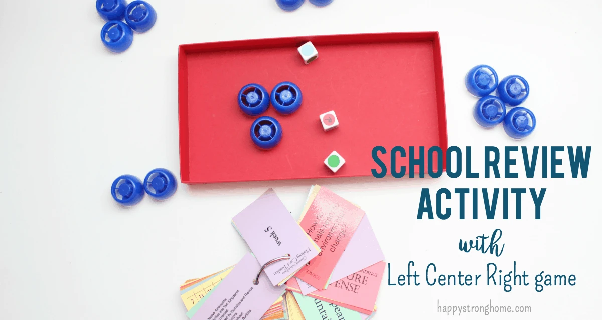 School Review Activity Game