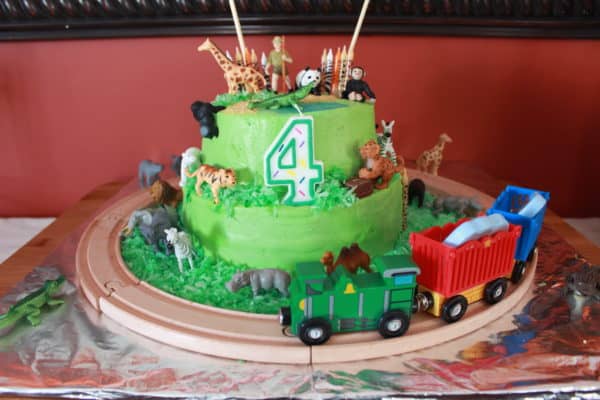 zoo train birthday party ideas