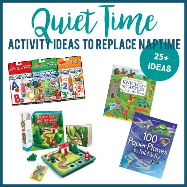 quiet time activity ideas