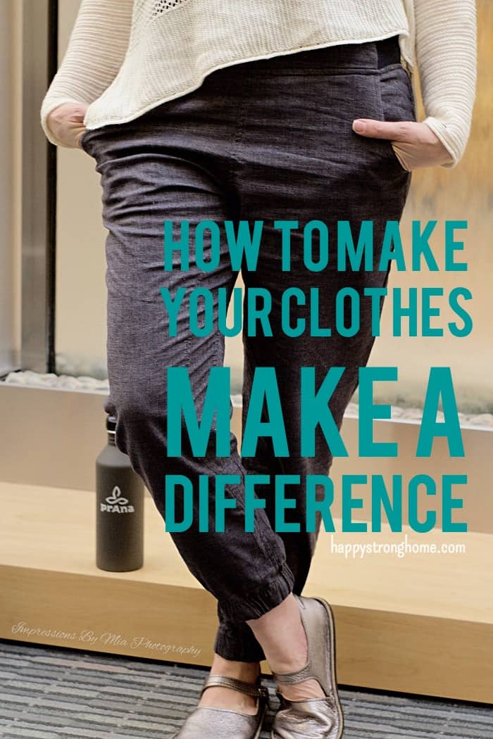 sustainable clothes make a difference