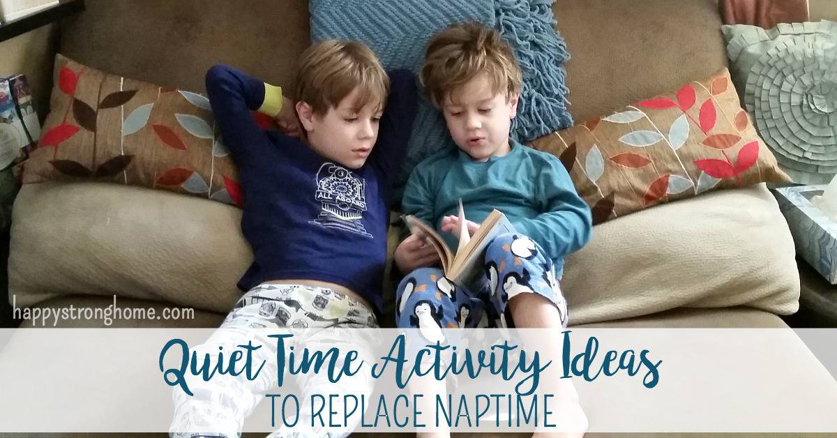 quiet time activity ideas