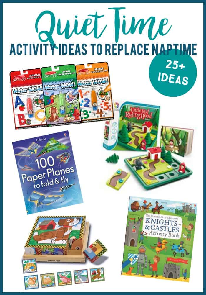 quiet time activity ideas