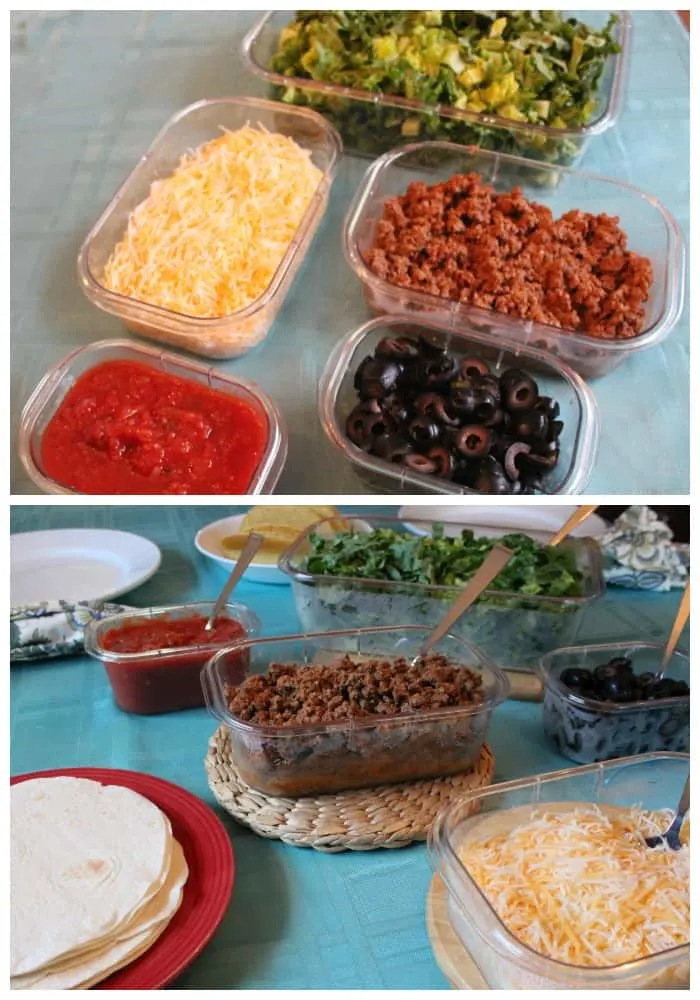 Make Ahead Taco Bar