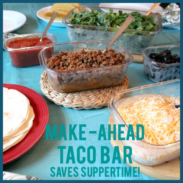 Make Ahead Taco Bar