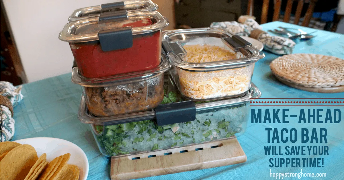 Make Ahead Taco Bar