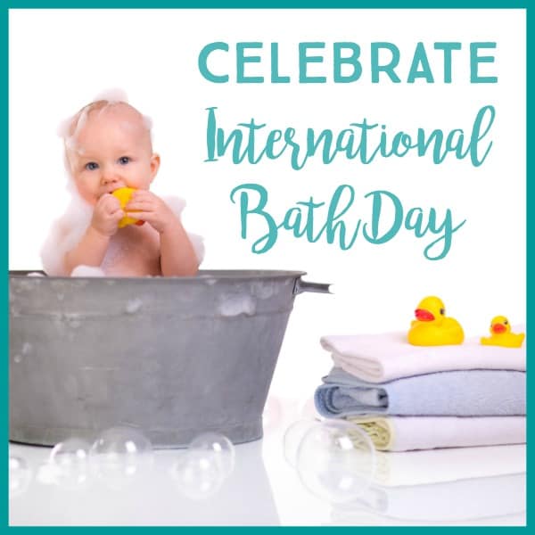 HandsOn Bath Time Play Ideas for International Bath Day! Happy